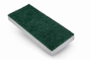 Pad ręczny z melaminy Cleaneo® 255x110x27mm (rzep)