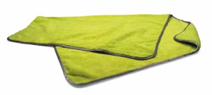 ręcznik z mikrofibry dwustronny LUXUS 60x90cm zielony