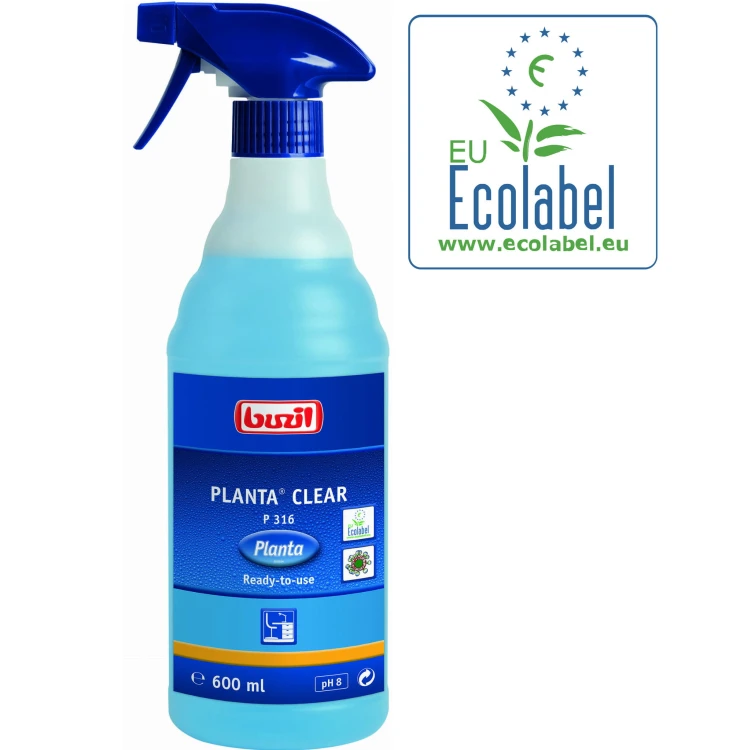 P316 - Ekologiczny płyn do mycia szyb, P316 Buzil Planta® Clear 600ml.jpg