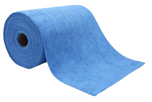 ściereczki z mikrofibry na rolce Cleaneo® 30x30cm niebieski.jpg