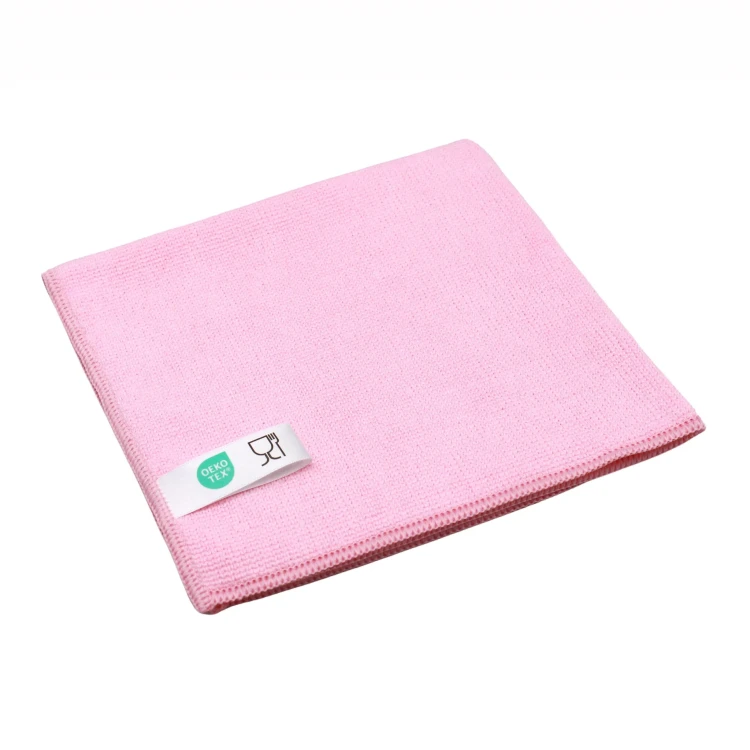 ściereczka certyfikowana do kontaktu z żywnością Cleaneo® Foodline 40 x 40 cm-rozowa.jpg