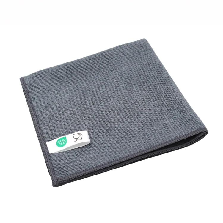 ściereczka certyfikowana do kontaktu z żywnością Cleaneo® Foodline 40 x 40 cm-szara.jpg