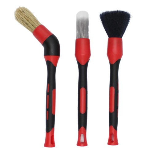 Zestaw pędzli do detailingu (3 sztuki) Cleaneo.jpg