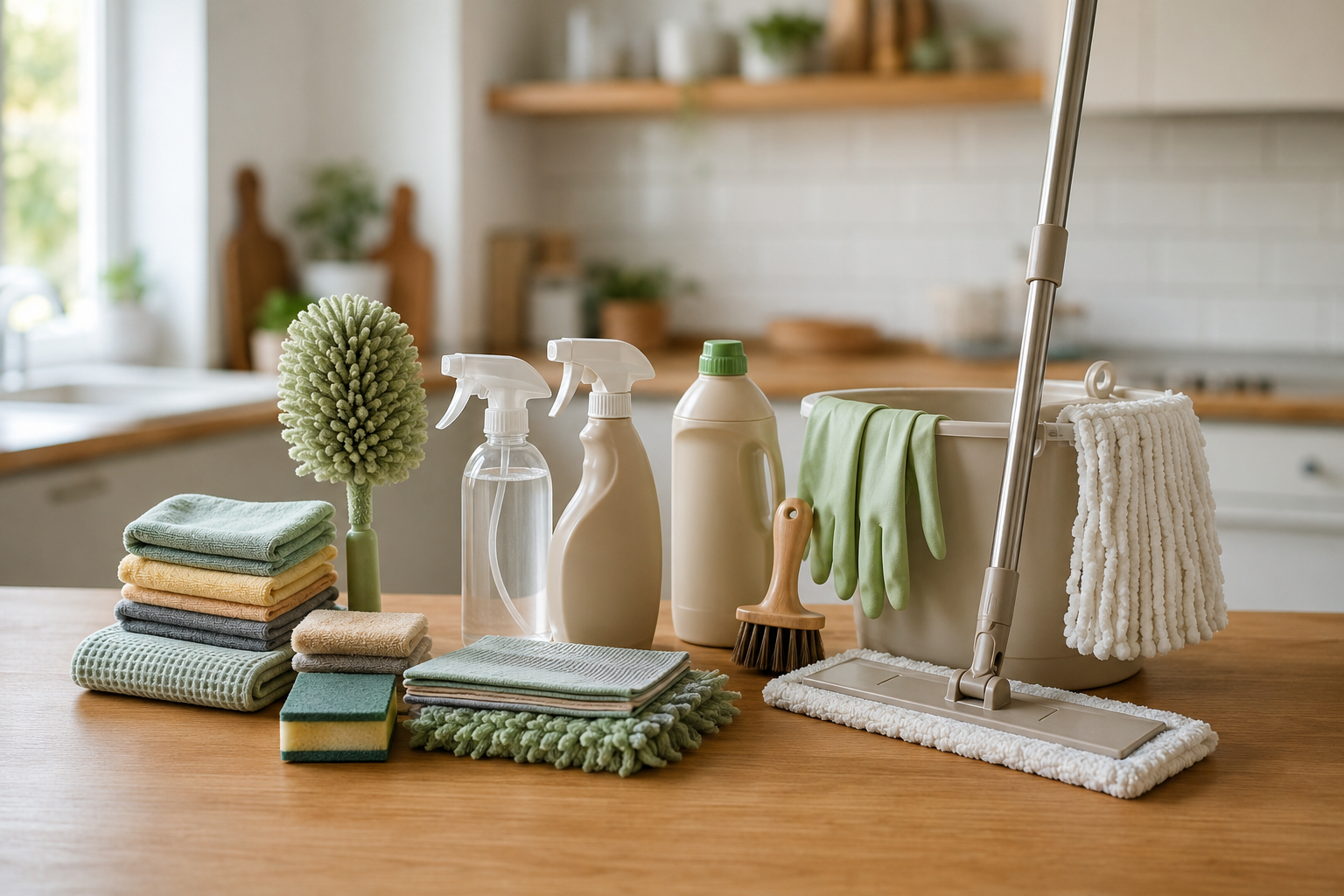 Minimalistyczny zestaw do sprzątania mieszkania: 10 produktów, które naprawdę wystarczą