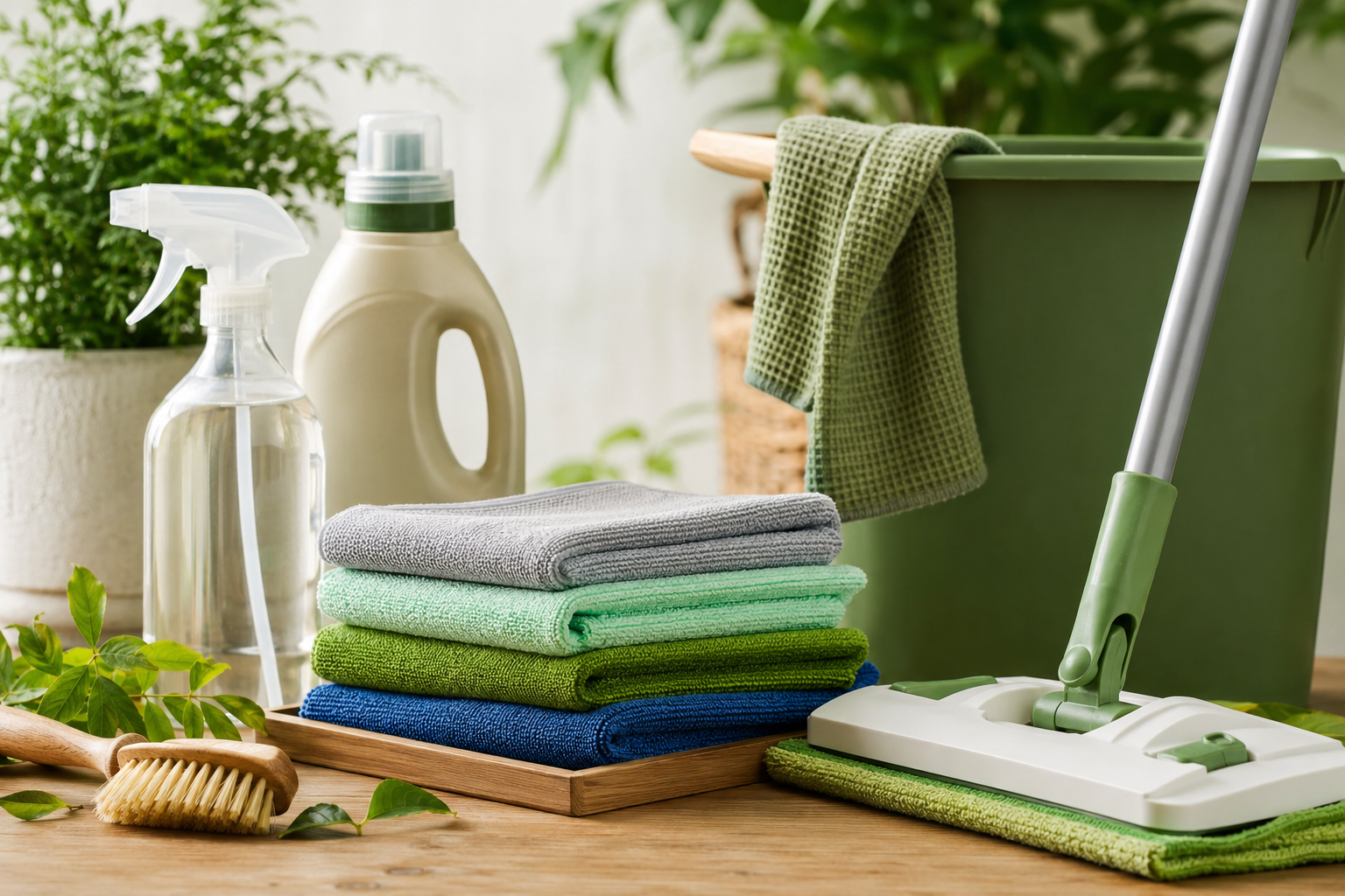 Jak ograniczyć mikroplastik, odpady i zużycie detergentów podczas sprzątania