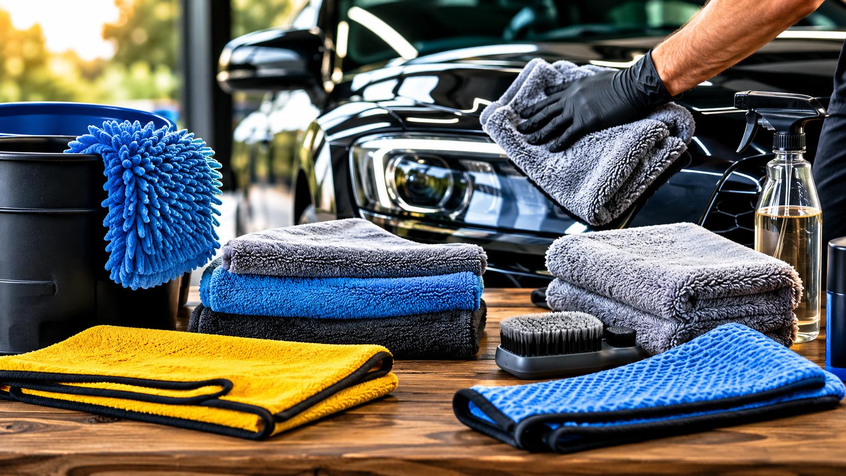 Autodetailing w domu: jakie mikrofibry i ręczniki wybrać do auta